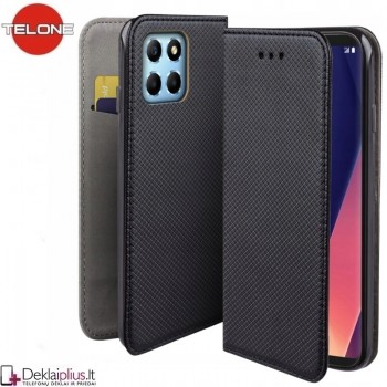 Telone atverčiamas dėklas - juodas (Huawei Honor 200 Smart) Telone atverčiamas dėklas - juodas (Huawei Honor 200 Smart)